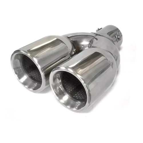 Exhaust tip trim pipe double - tip,