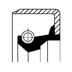 Corteco 12011494b shaft seal - 12011494b,