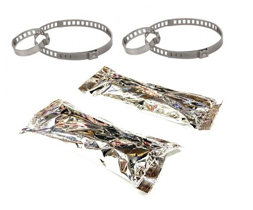 Boot kit clips steel - cv, s/steel
