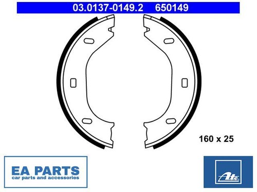 Brake shoe set parking - shoe,