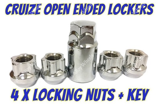 Locking wheel nuts - wheel, open