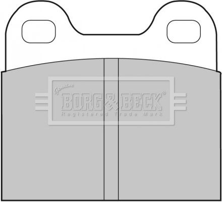 Borg beck bbp1260 brake - bbp1260, pad