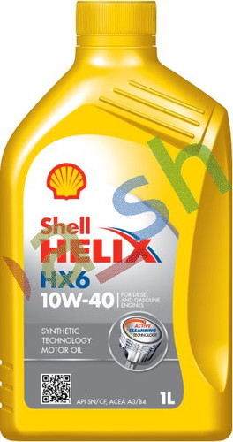Engine oil helix hx6 10w40 - oil, 1l