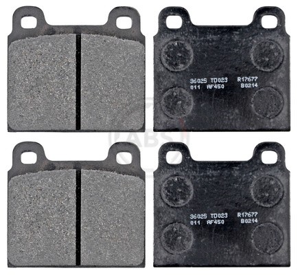 Front 36025 brake pad - a.b.s.,