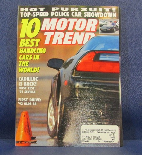 Motor trend magazine may - motor,