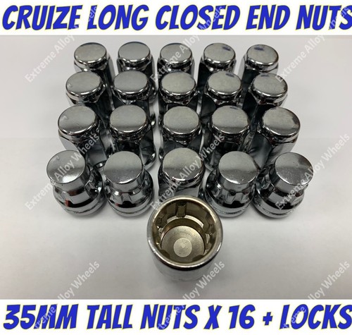 Alloy wheel nuts - 35mm, +