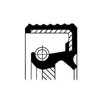 Corteco 12017124b shaft - shaft, seal