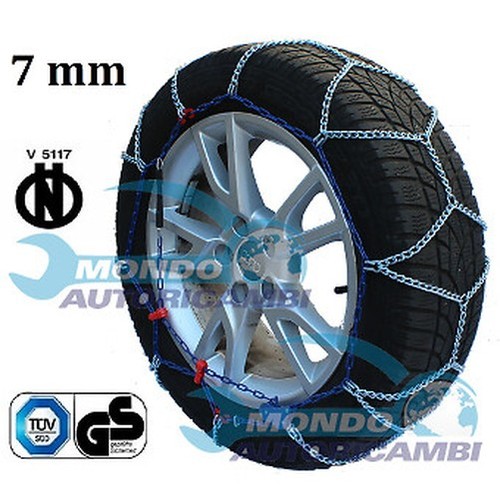 Snow chains 7mm 195 - 7mm, r16