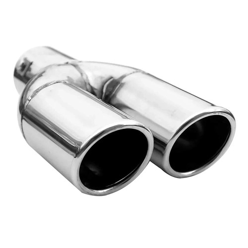 Exhaust tip trim pipe double - tip,