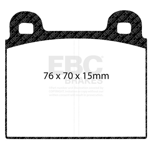 Ebc dp103 brake pad - ebc, set