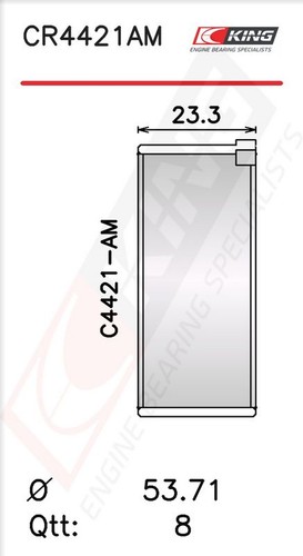 King cr4421am 020 connecting - 020,