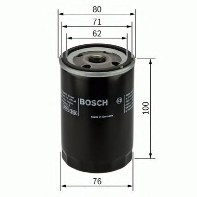 Bosch car oil filter - car,