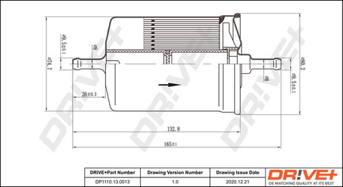 Dp1110 13 0013 fuel - dr!ve+, dp1110.13.0013