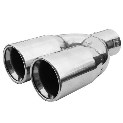 Twin exhaust tip trim - trim, pipe